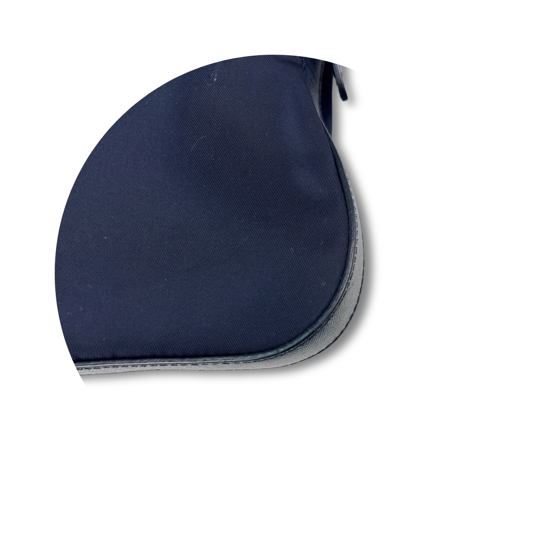 Prada Navy Nylon Crossbody Bag