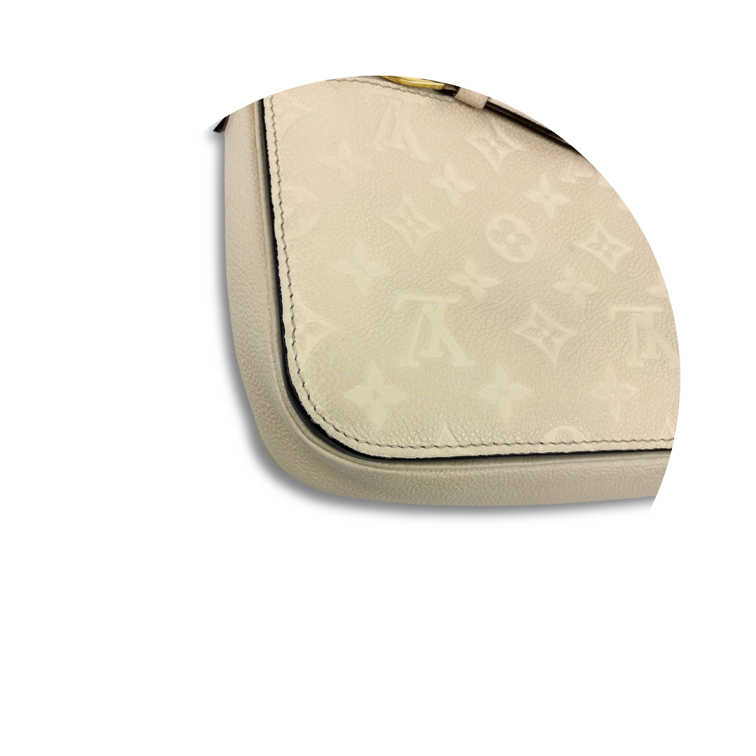 Louis Vuitton Cream Empreinte Pochette Métis
