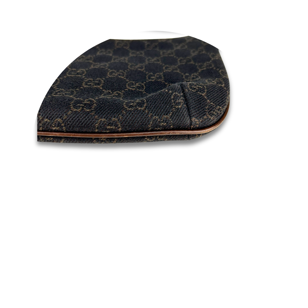 Gucci Brown Canvas Shoulder Bag