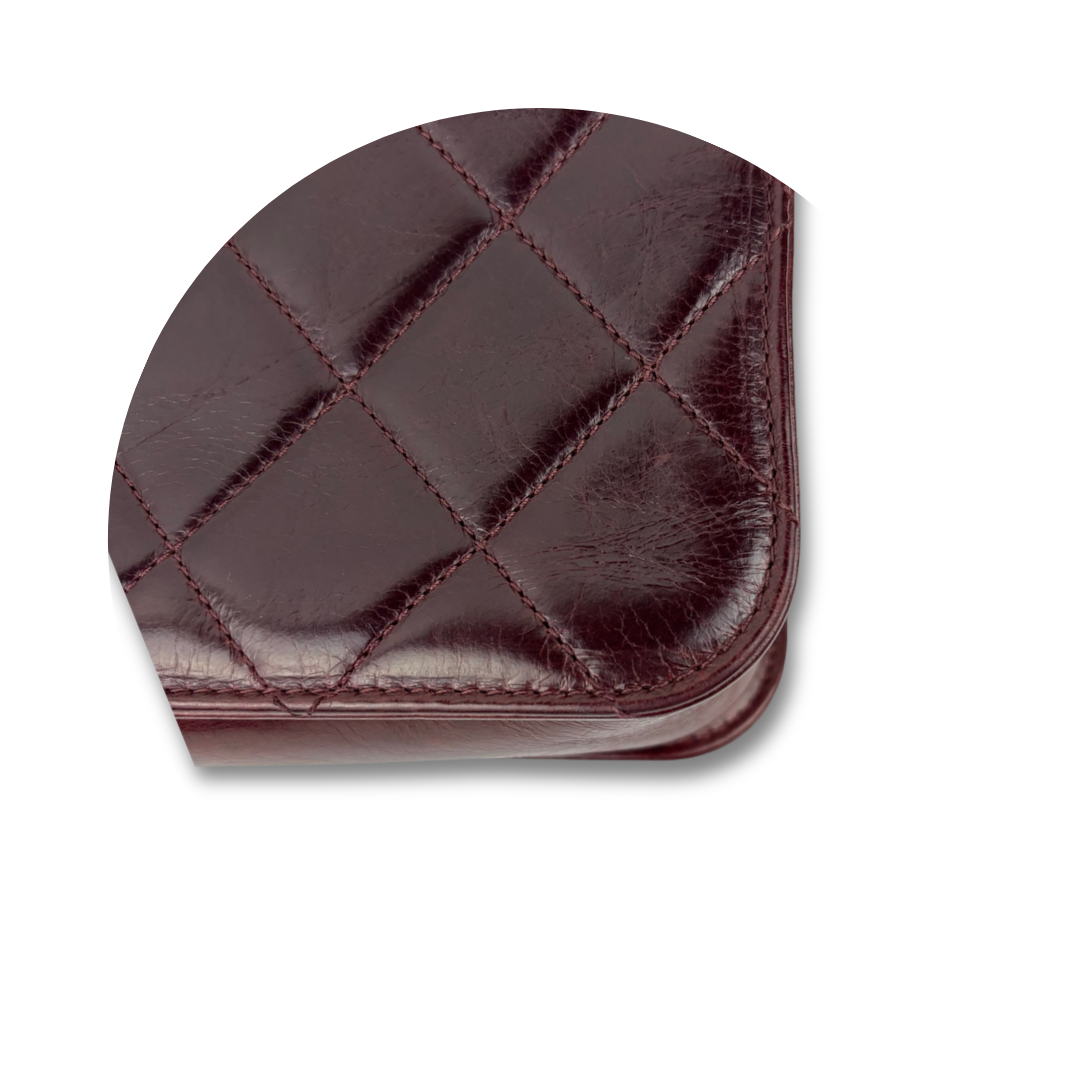 Chanel Burgundy Perfect Edge Flap Bag