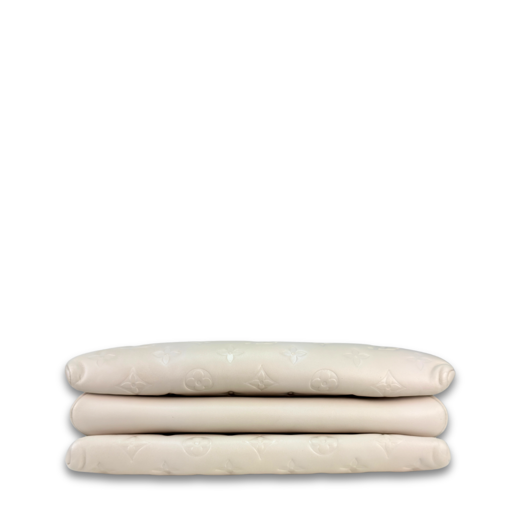 Louis Vuitton Cream Coussin PM