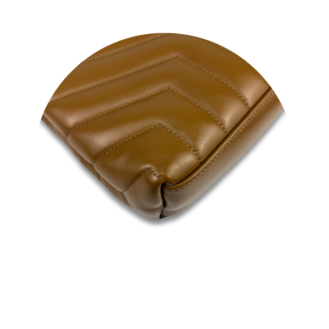 YSL Brown Small Loulou