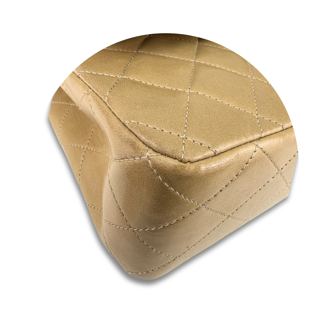 Chanel Classic Khaki Medium Double Flap