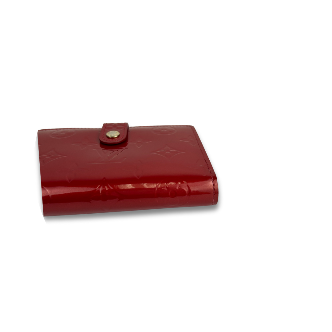 Louis Vuitton Red Vernis French Purse Wallet