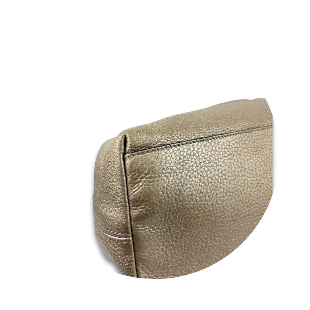 Gucci Metallic Gold Soho Chain Tote
