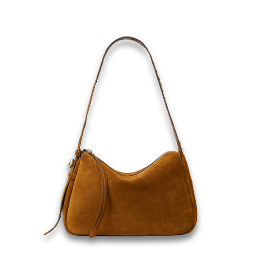 Tory Burch Romy Studded Suede Shoulder Bag