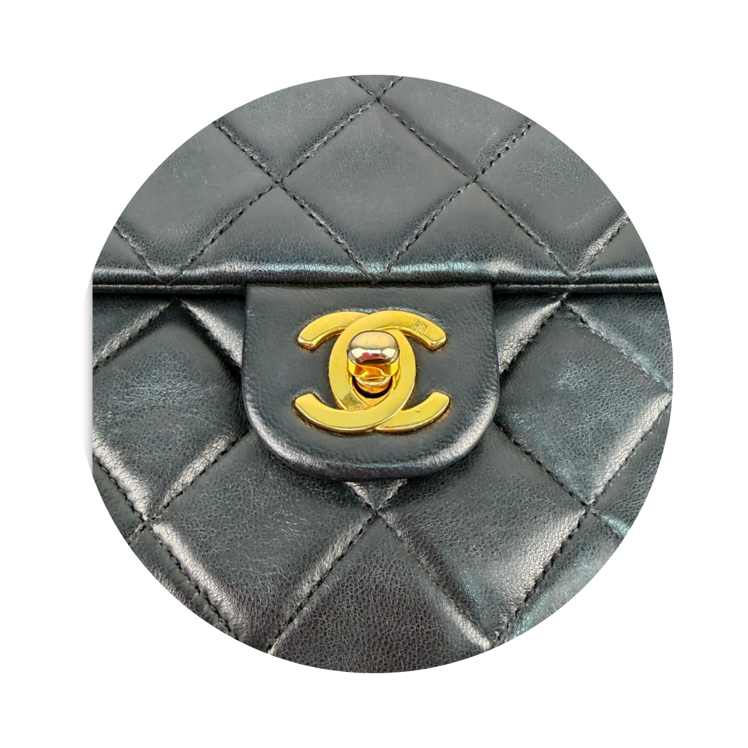Chanel Classic Black Small Square Single Flap