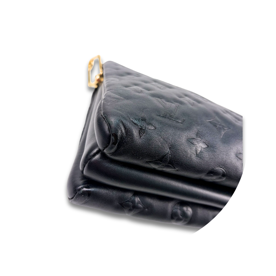 Louis Vuitton Black Coussin PM