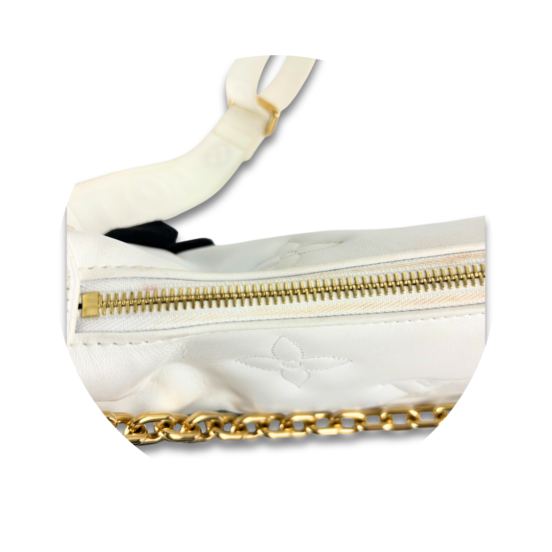Louis Vuitton White Over The Moon Bag