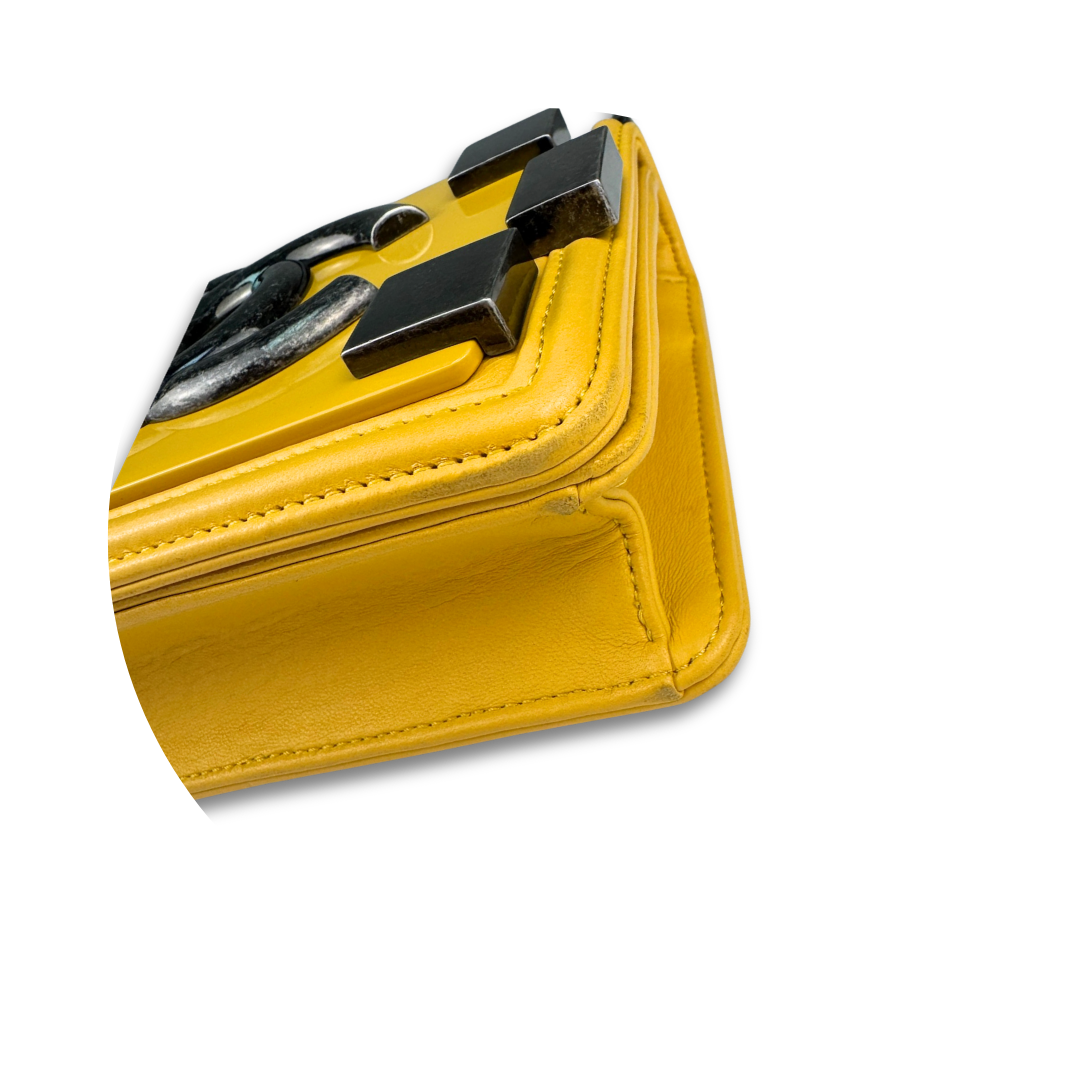 Chanel Yellow Boy Brick Flap Bag