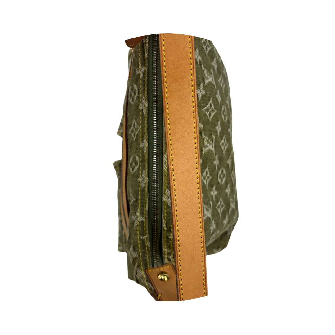 Louis Vuitton Green Denim Baggy PM
