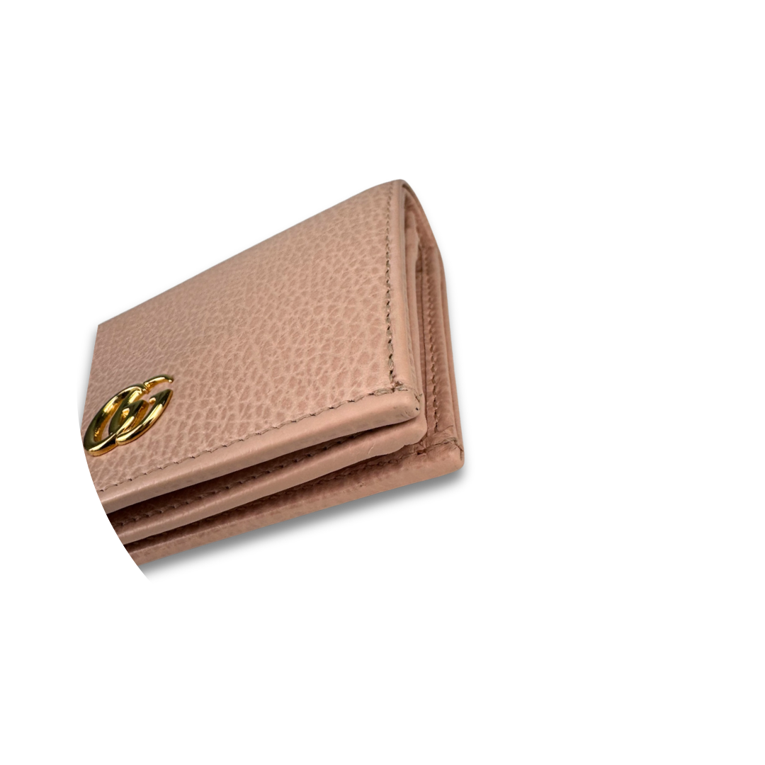 Gucci Pale Pink Marmont Compact Wallet
