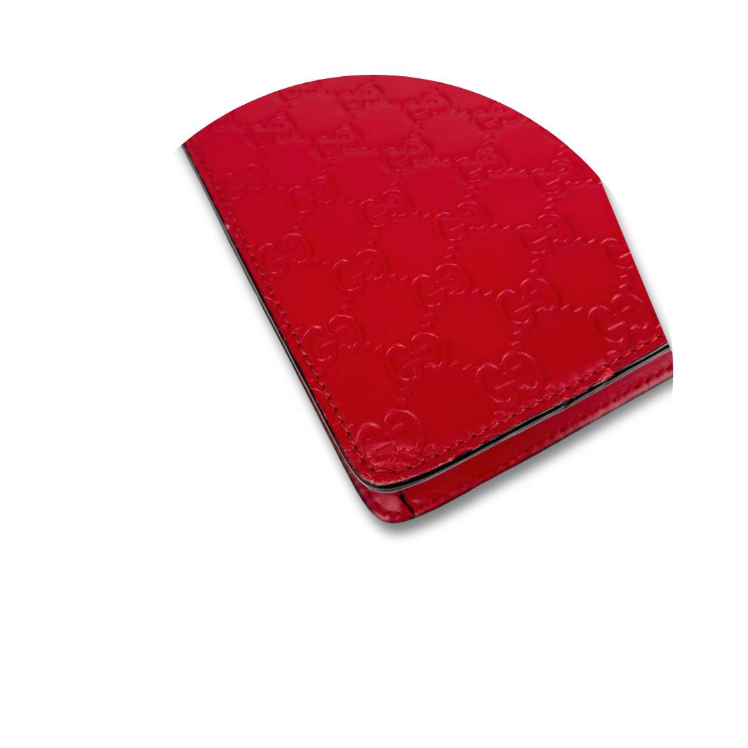 Gucci Guccissima Red Document Holder