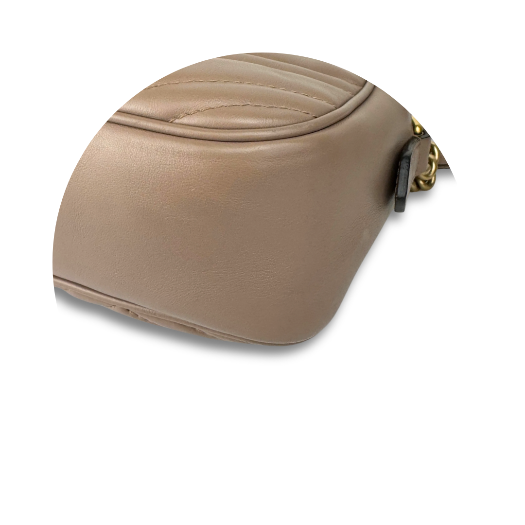 Gucci Dusty Rose Marmont Small Camera Bag