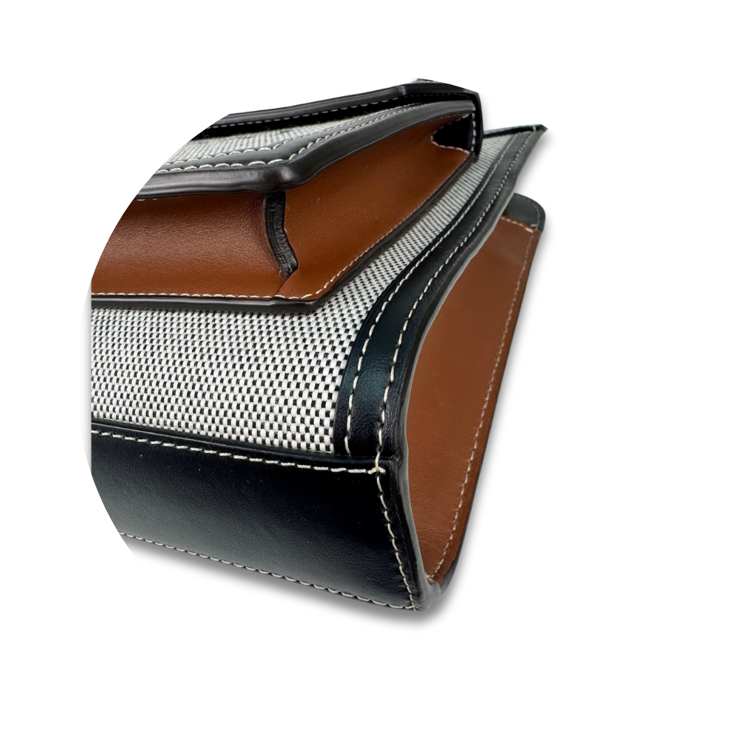 Burberry Pocket Mini Canvas Top Handle