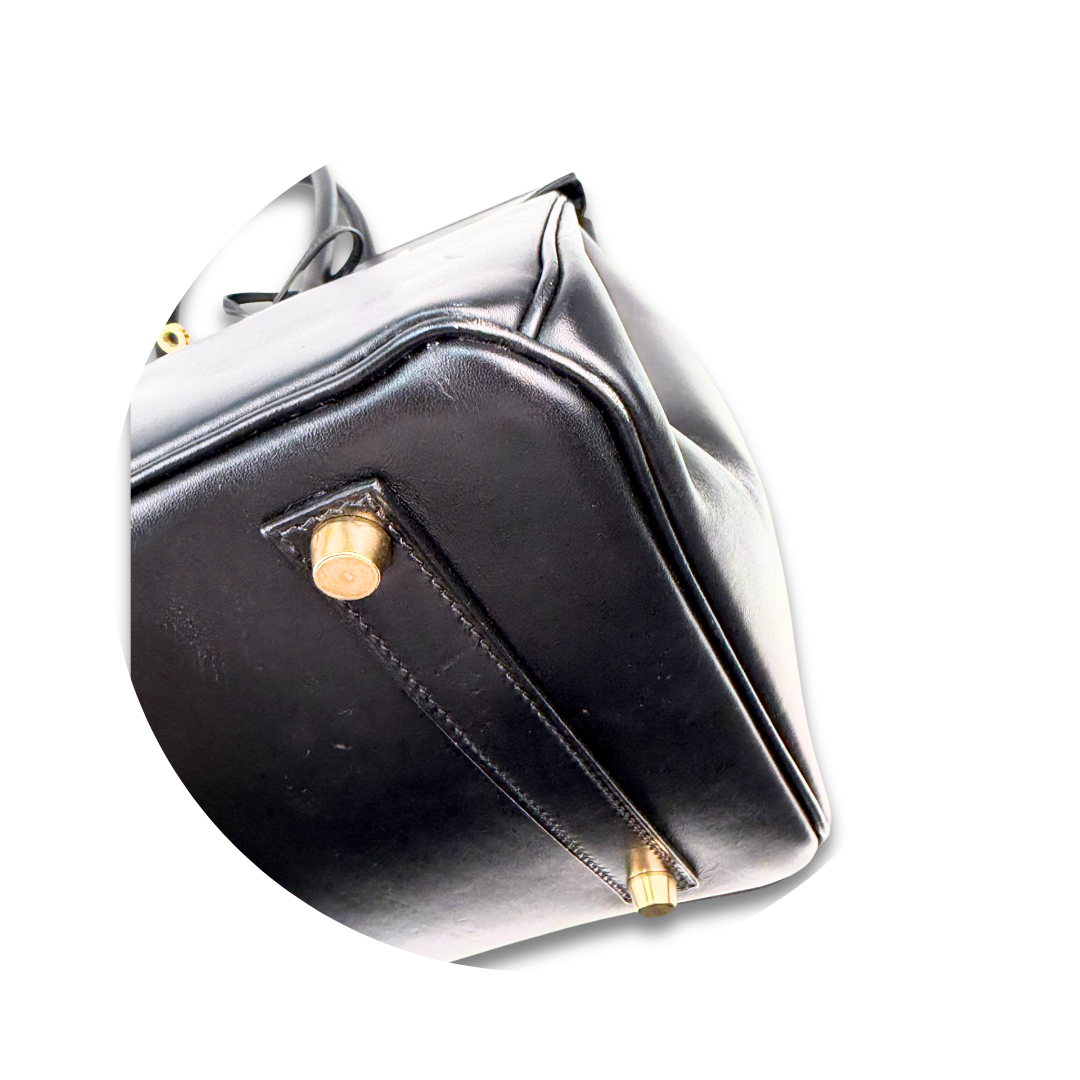 Hermès Box Calf Birkin 35 Noir