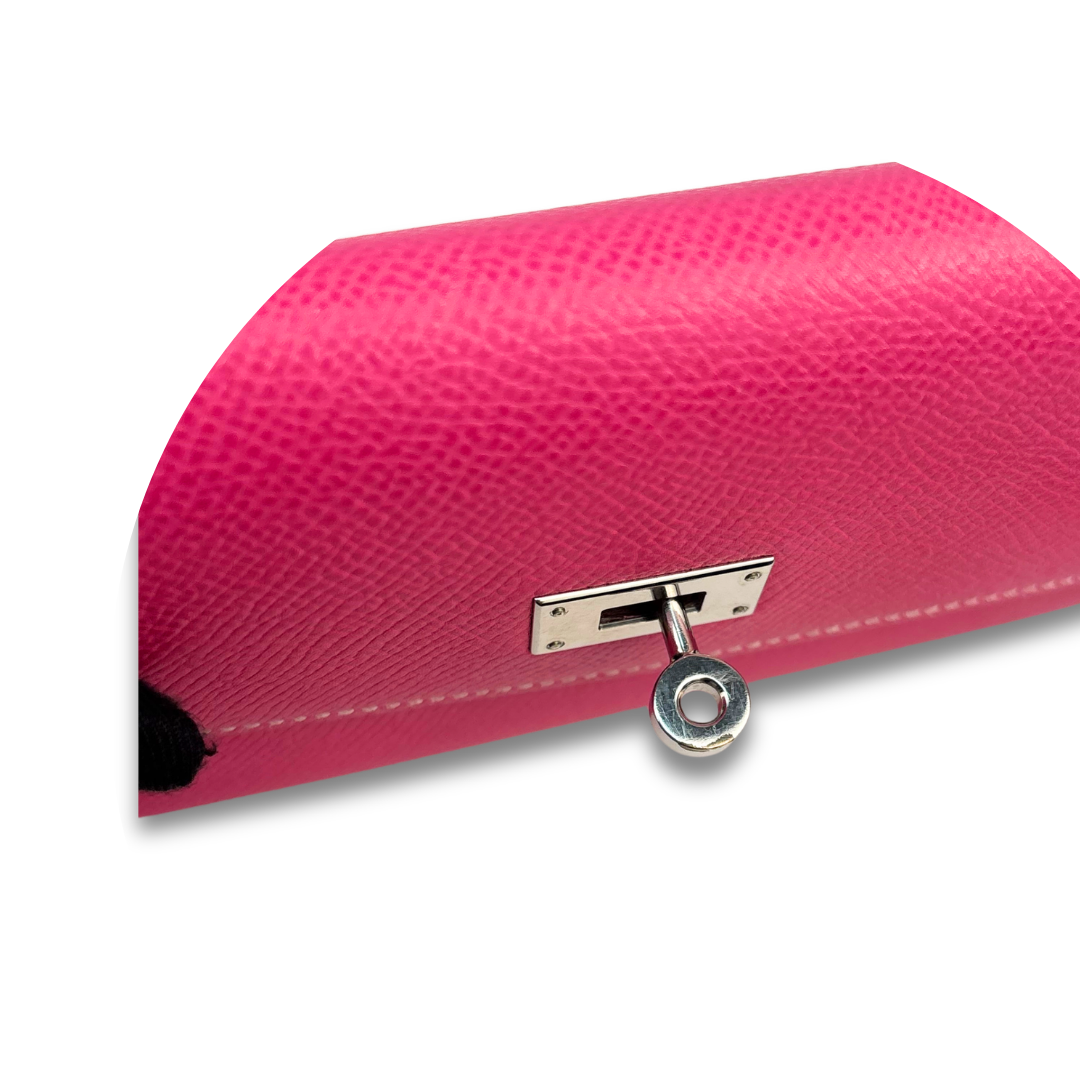 Hermès Hot Pink Epsom Kelly Medium Wallet