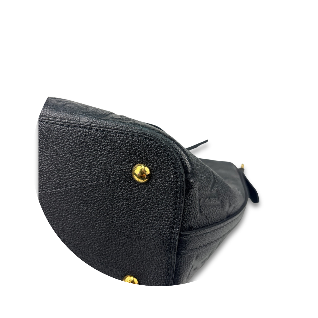 Louis Vuitton Black Empreinte Mazarine PM