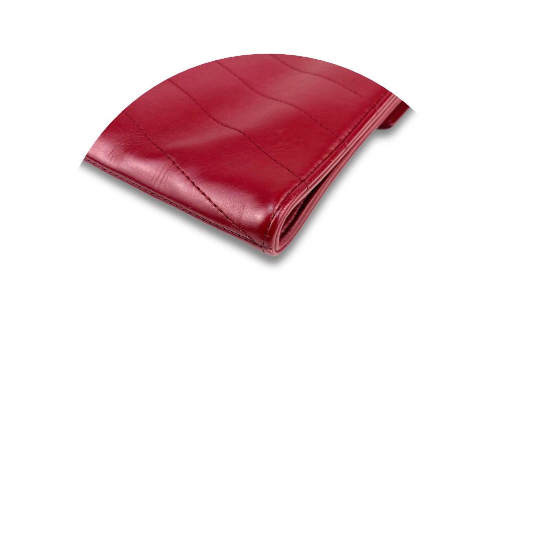 Chanel Elaphe Double Chevron Envelope Clutch