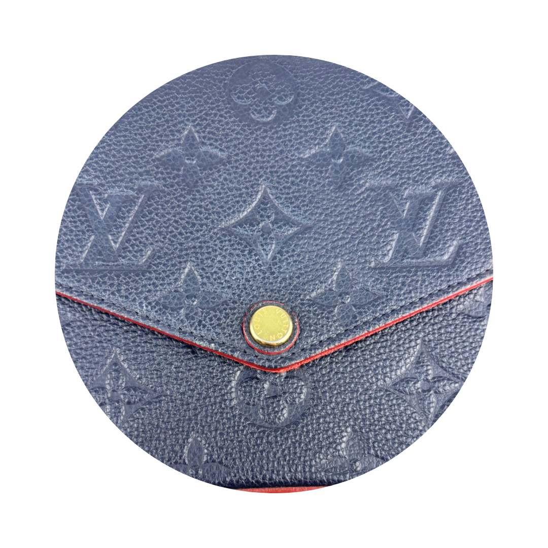 Louis Vuitton Navy Blue Empreinte Pochette Felicie