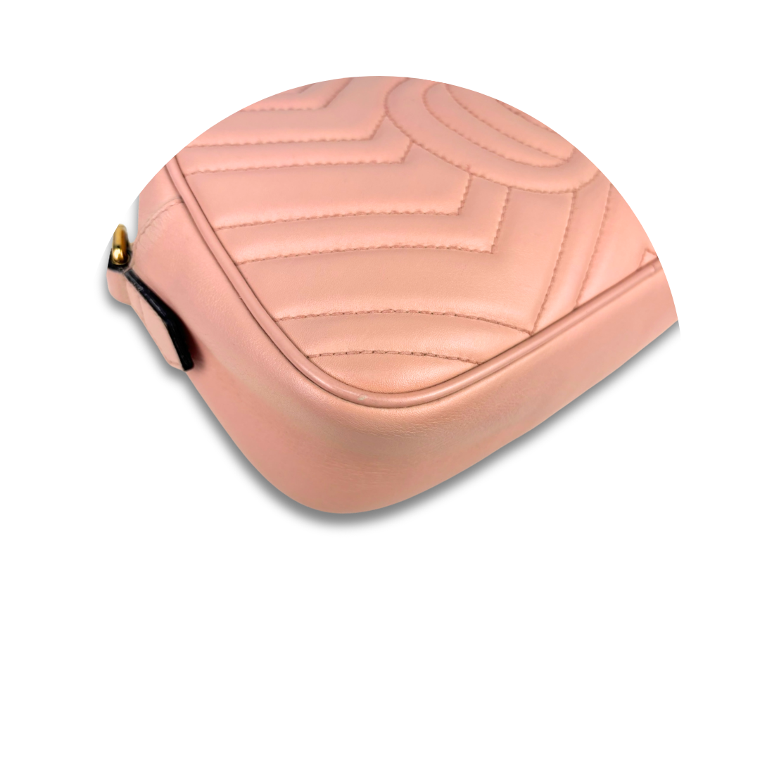 Gucci Pink Marmont Camera Bag