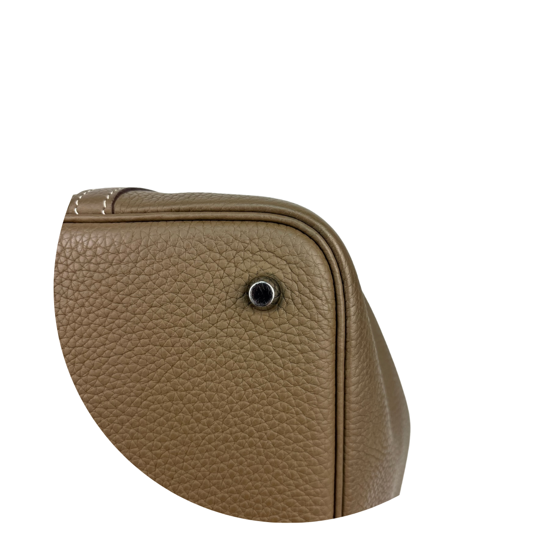 Hermès Etoupe Clemence Picotin 22