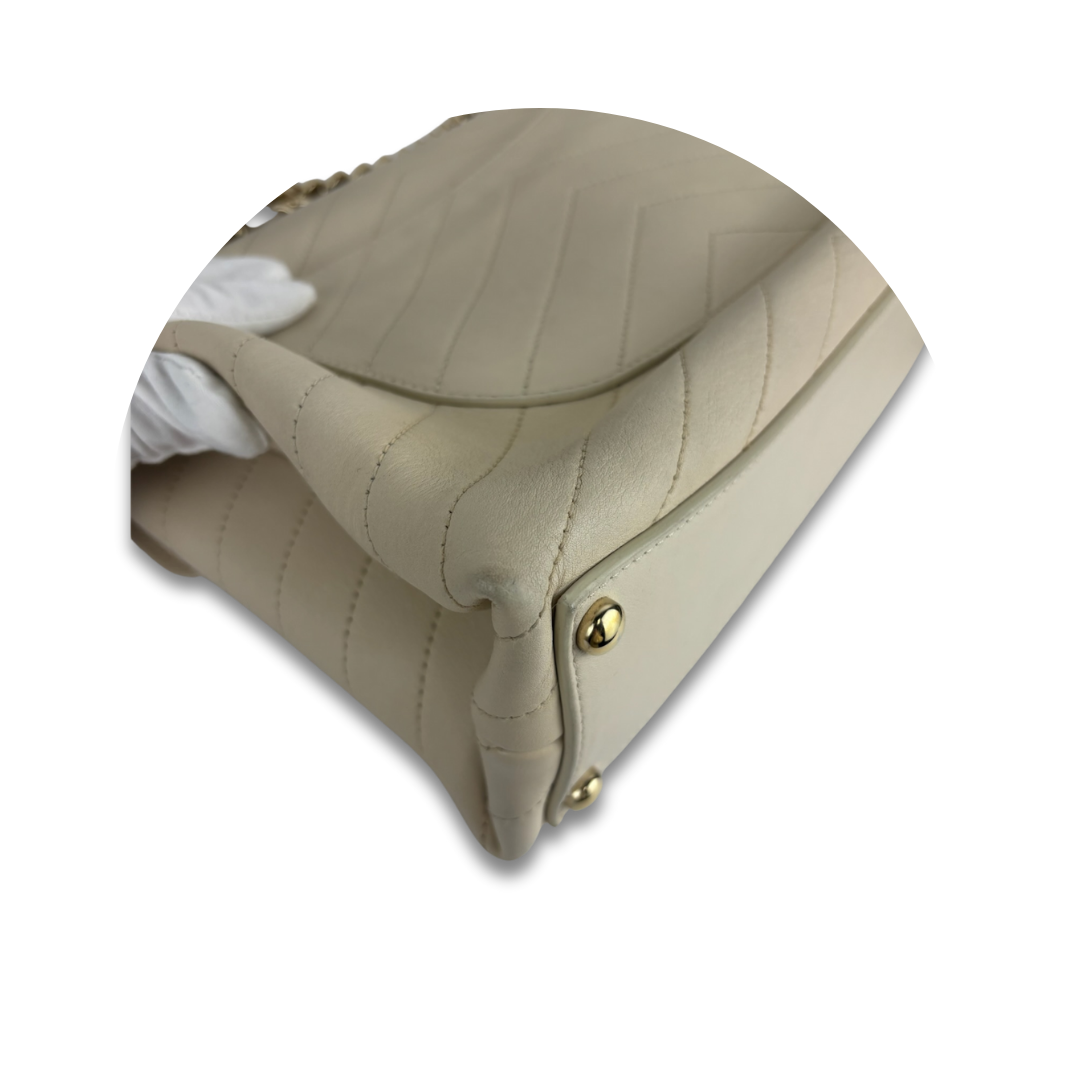 Chanel Cream Medium Coco Envelope Flap