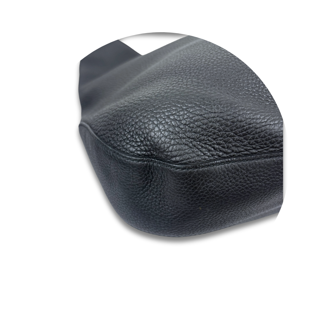 Gucci Black Soft Grained Calfskin Large Jackie Hobo