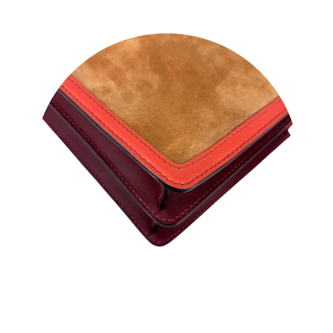 Hermès Suede Tricolor Roulis 23
