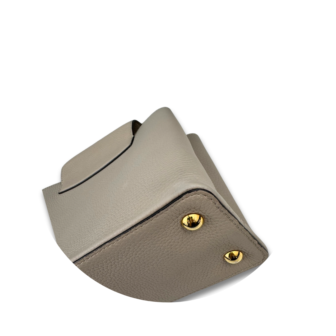 Louis Vuitton Taupe Capucines MM