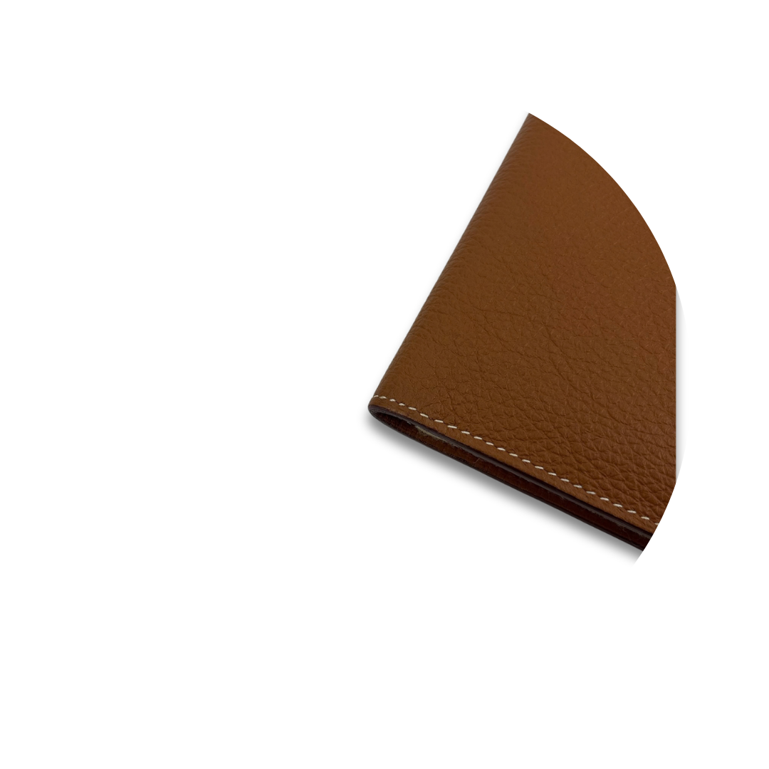 Hermès Clemence Dogon Duo Wallet Gold