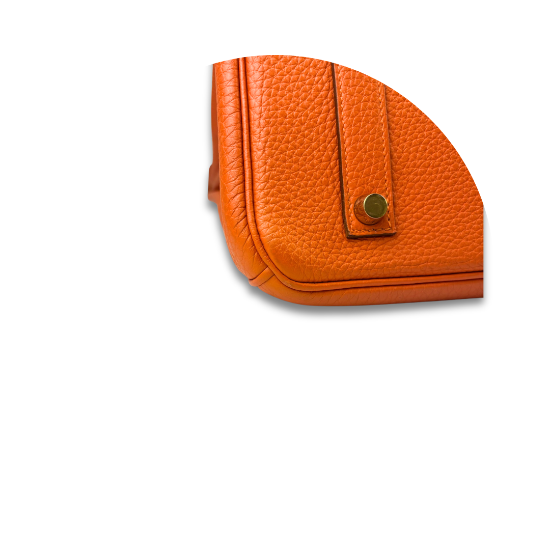 Hermès Togo Birkin 35 Feu Orange