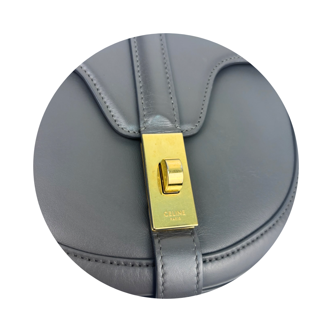 Celine Charcoal Besace 16 Crossbody