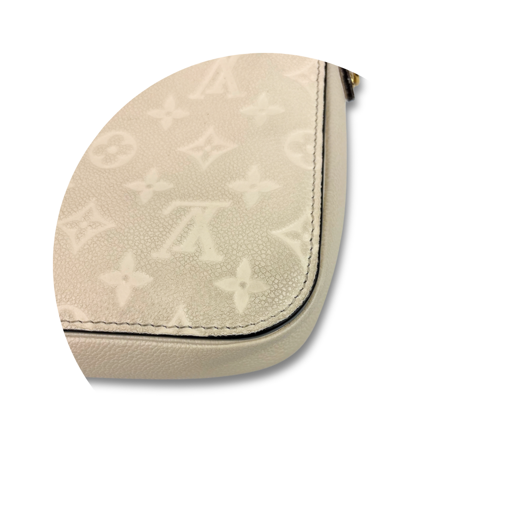 Louis Vuitton Cream Empreinte Pochette Métis