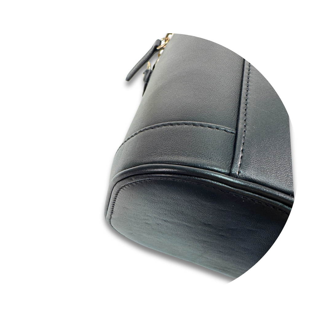 Chanel Black Calfskin Vanity Case