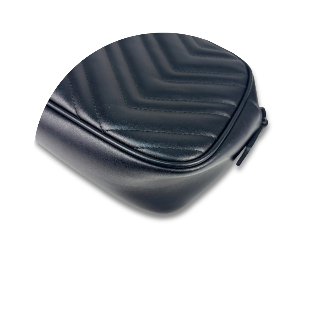 Gucci Black Marmont Small Camera Bag
