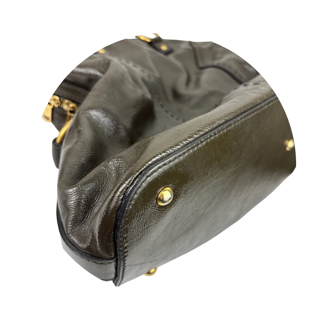 YSL Patent Leather Muse Bag