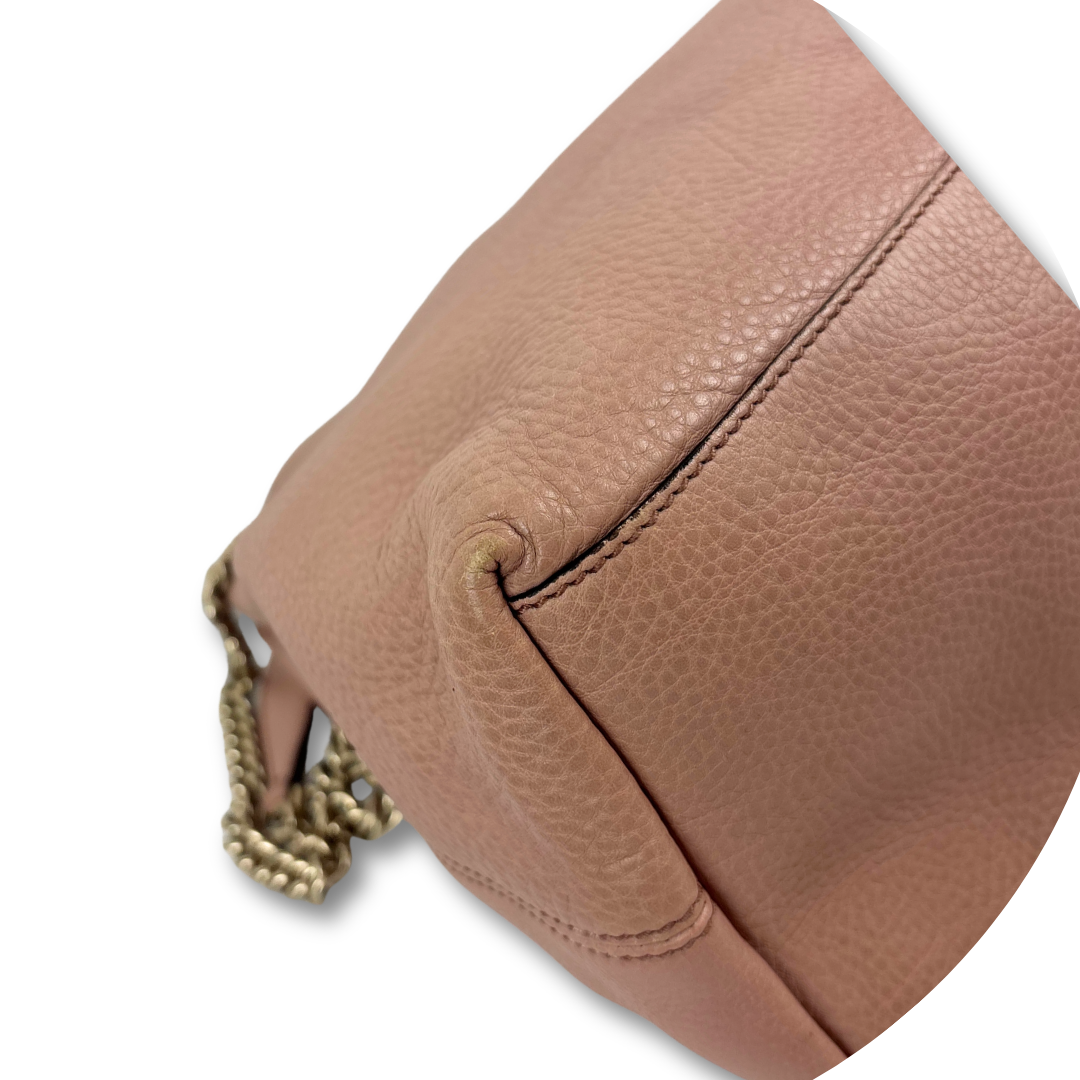 Gucci Pink Soho Chain Tote