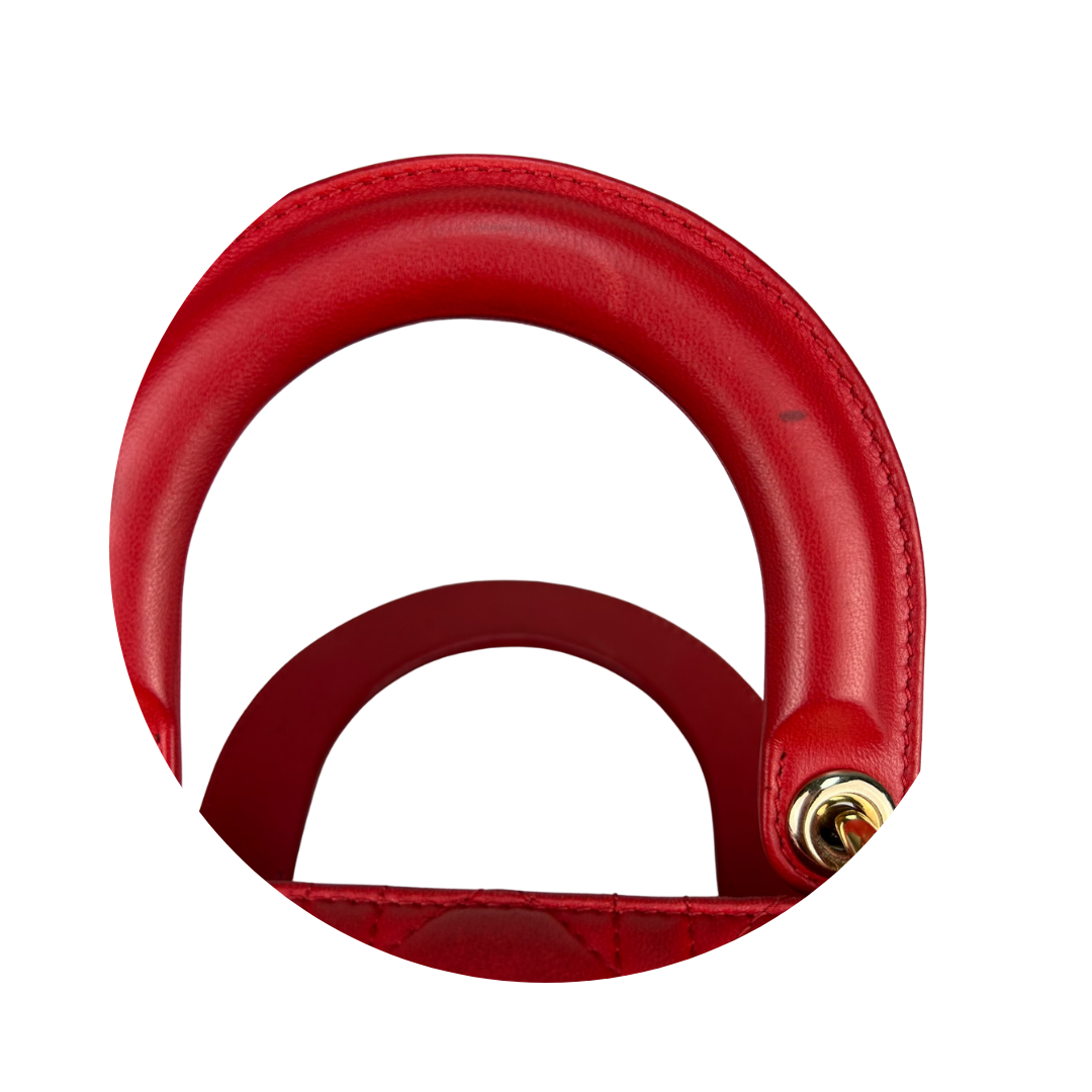 Dior Red Small Lady Dior