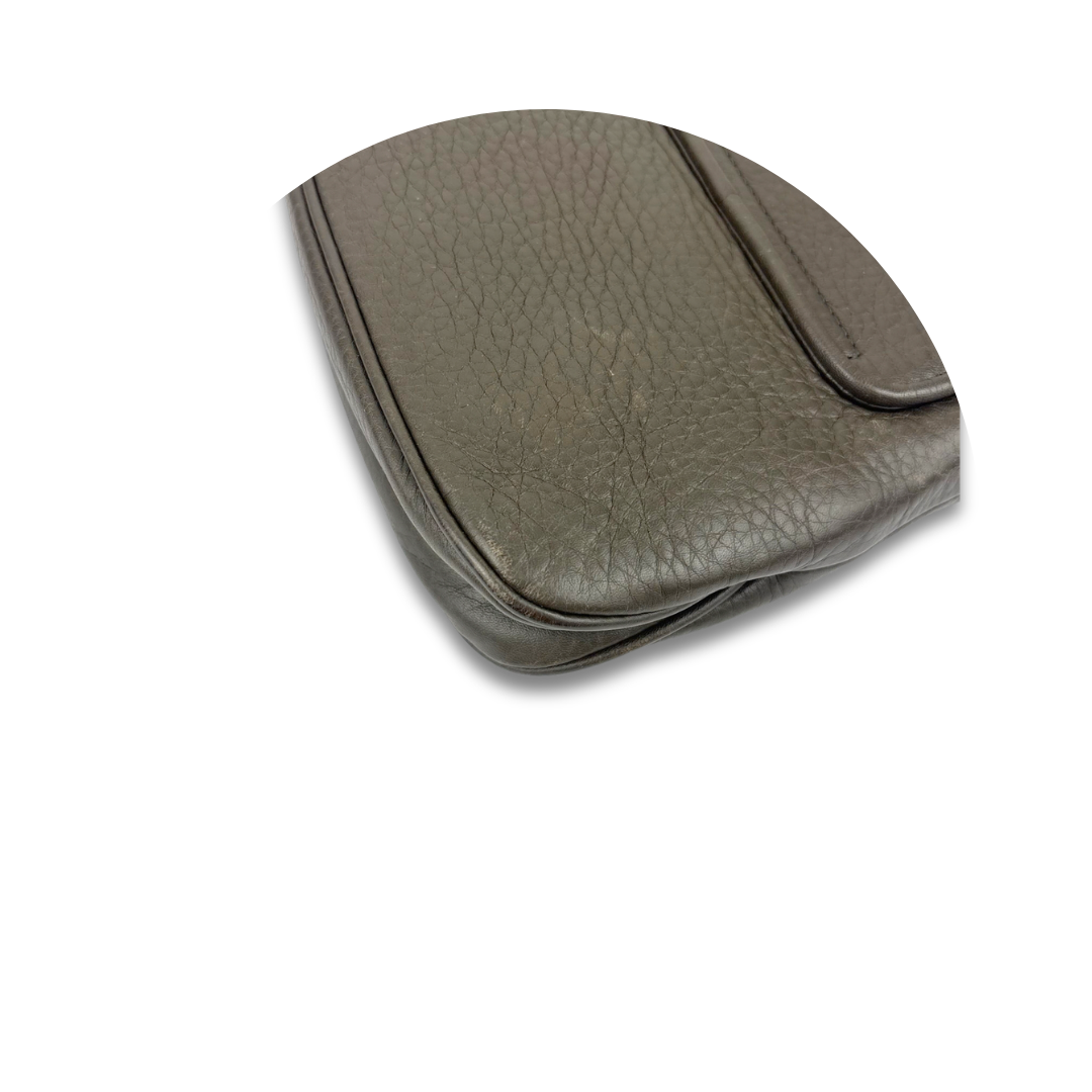 Gucci Brown 1973 Pebbled Leather Crossbody