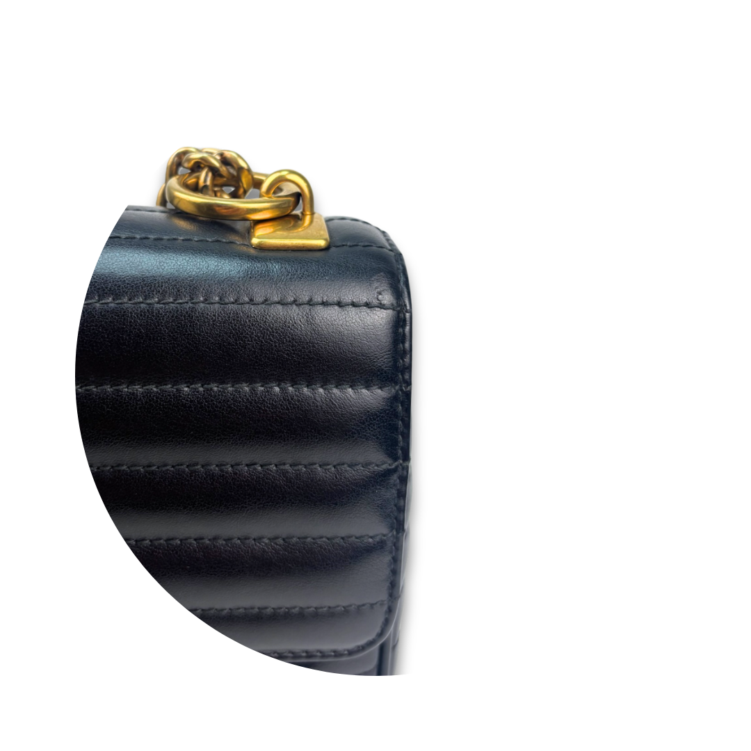 Prada Black Diagramme Shoulder Bag