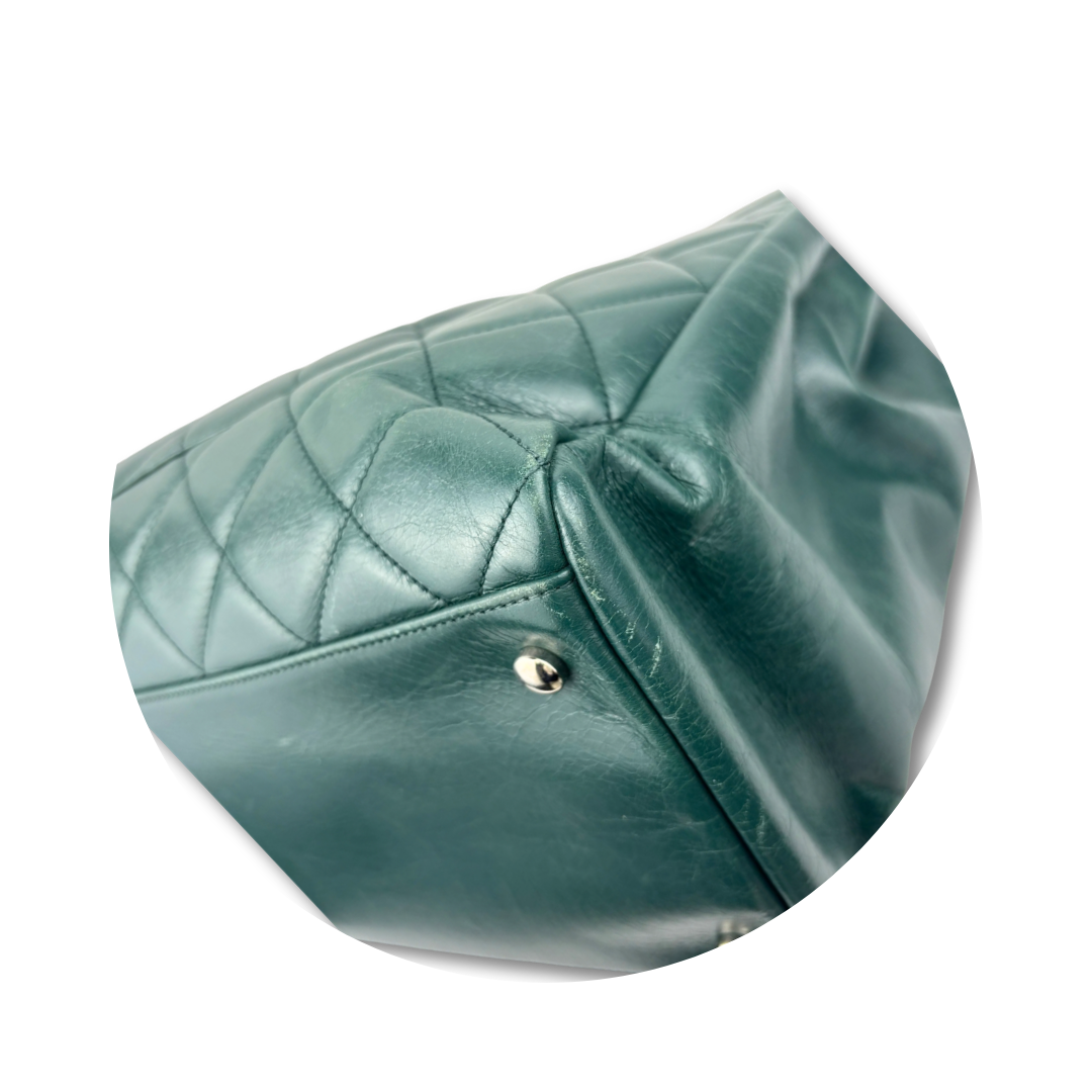 Chanel Green Large CC Delivery Tote