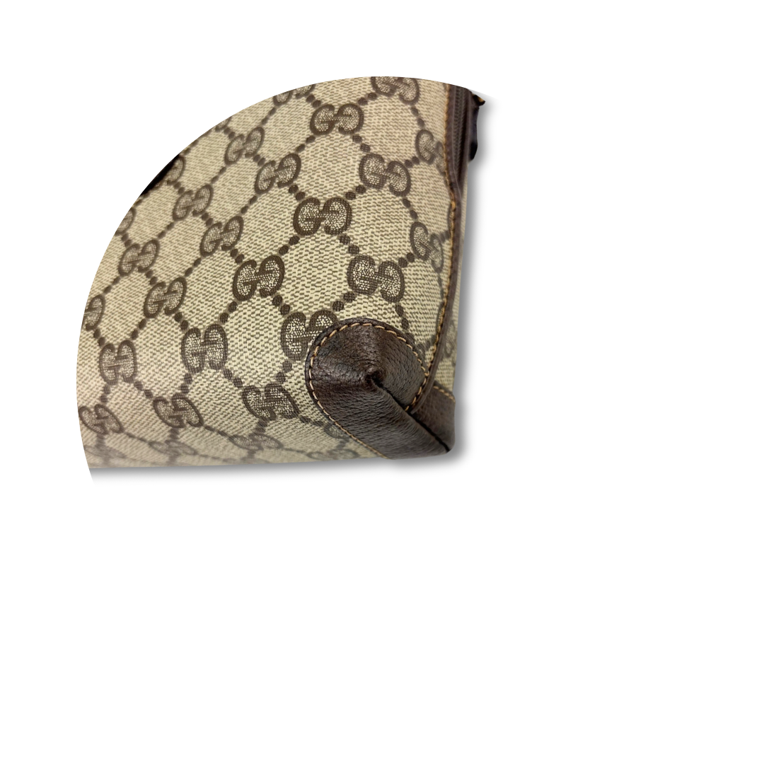 Gucci Brown GG Supreme Square Crossbody