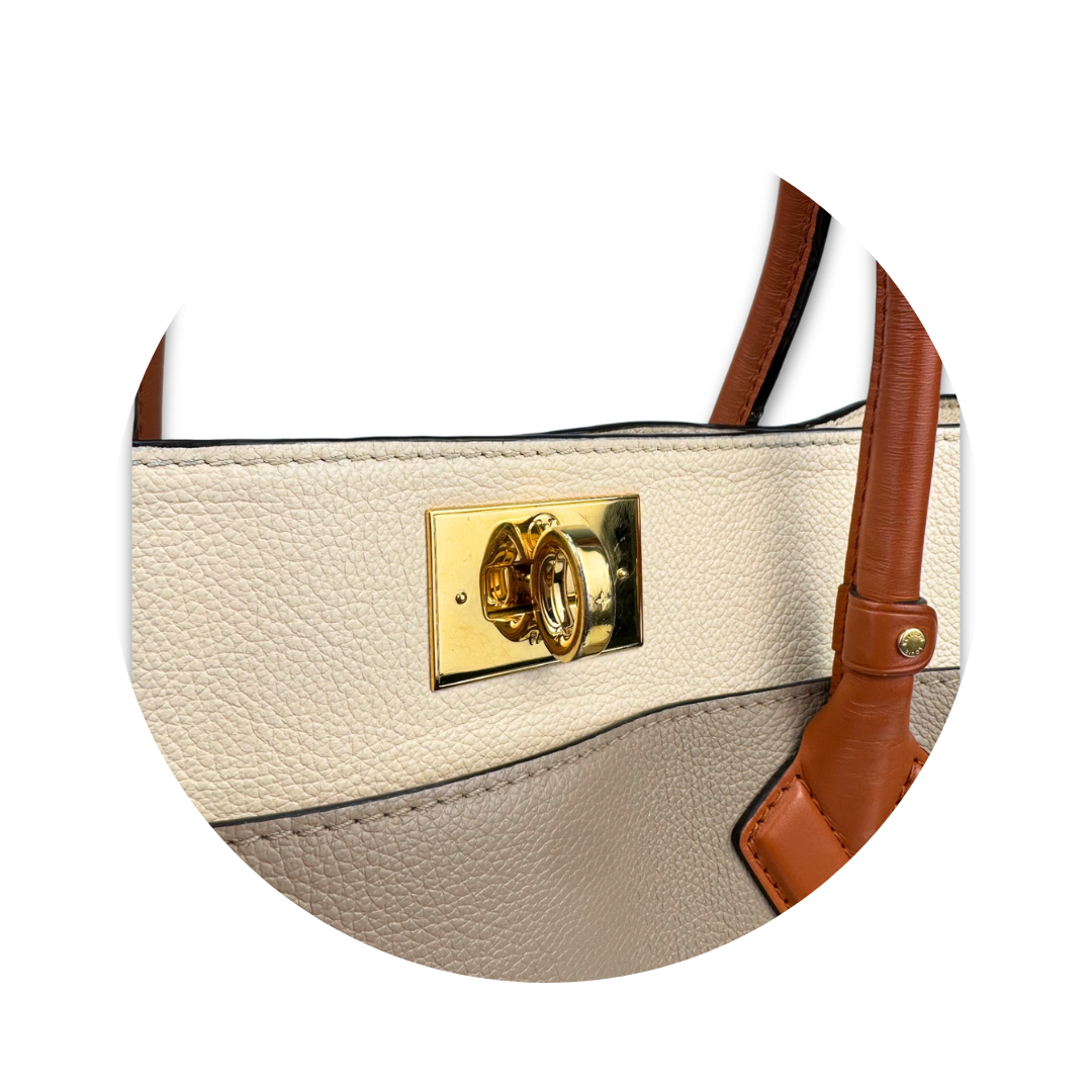 Louis Vuitton Taupe On My Side MM