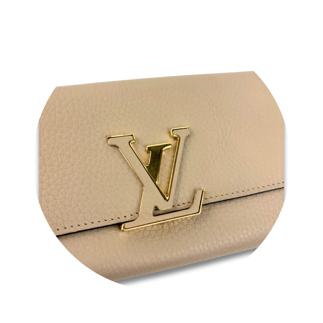 Louis Vuitton Taupe Capucines Wallet
