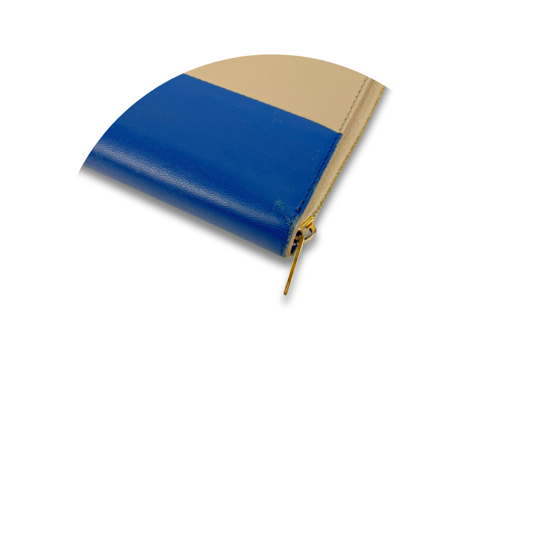 Celine Bicolor Zipper Wallet