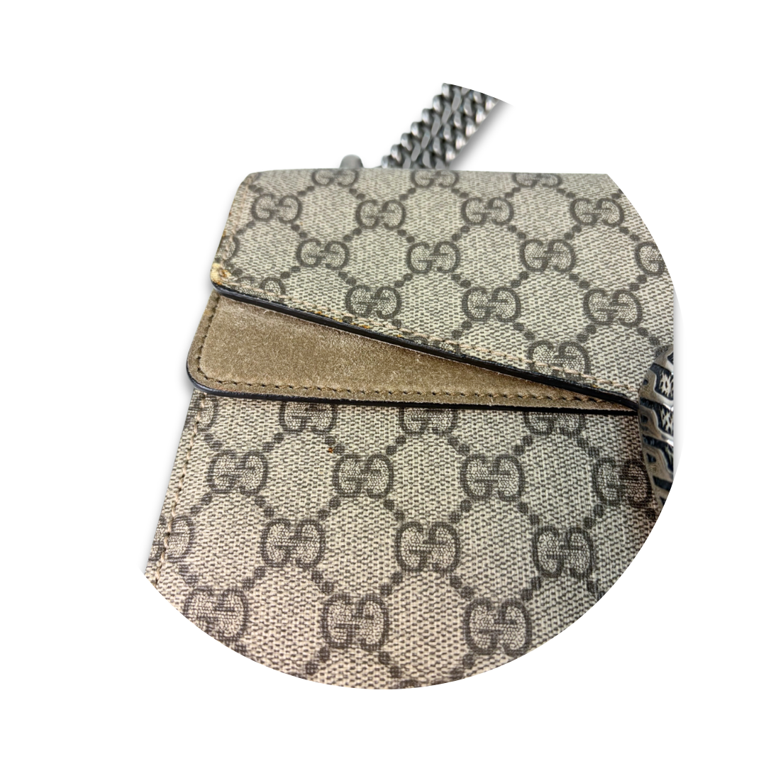 Gucci GG Supreme Small Dionysus Shoulder Bag