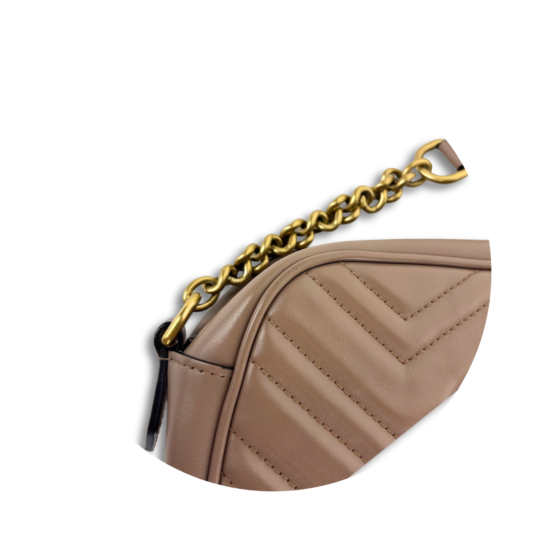 Gucci Dusty Rose Marmont Small Camera Bag