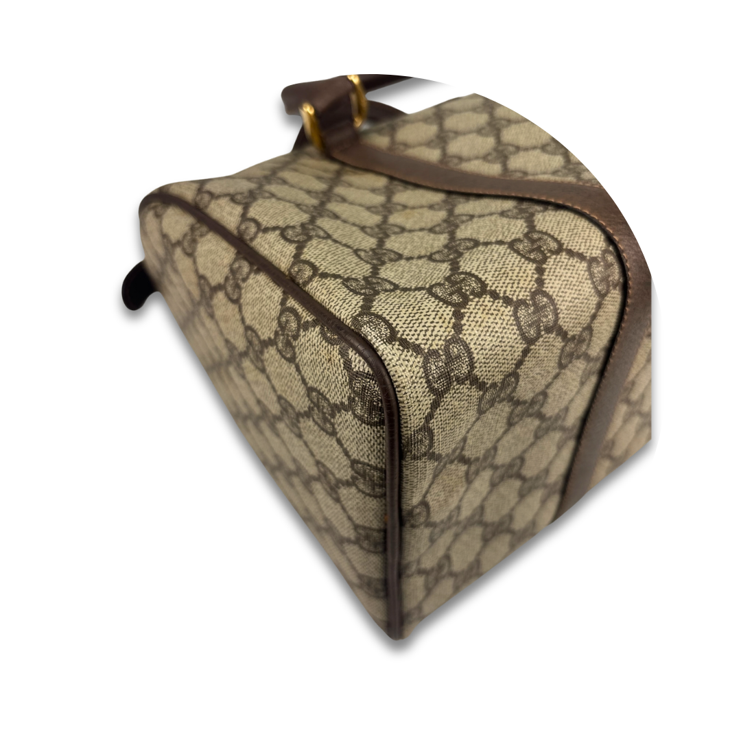 Gucci Supreme Vintage Boston Bag
