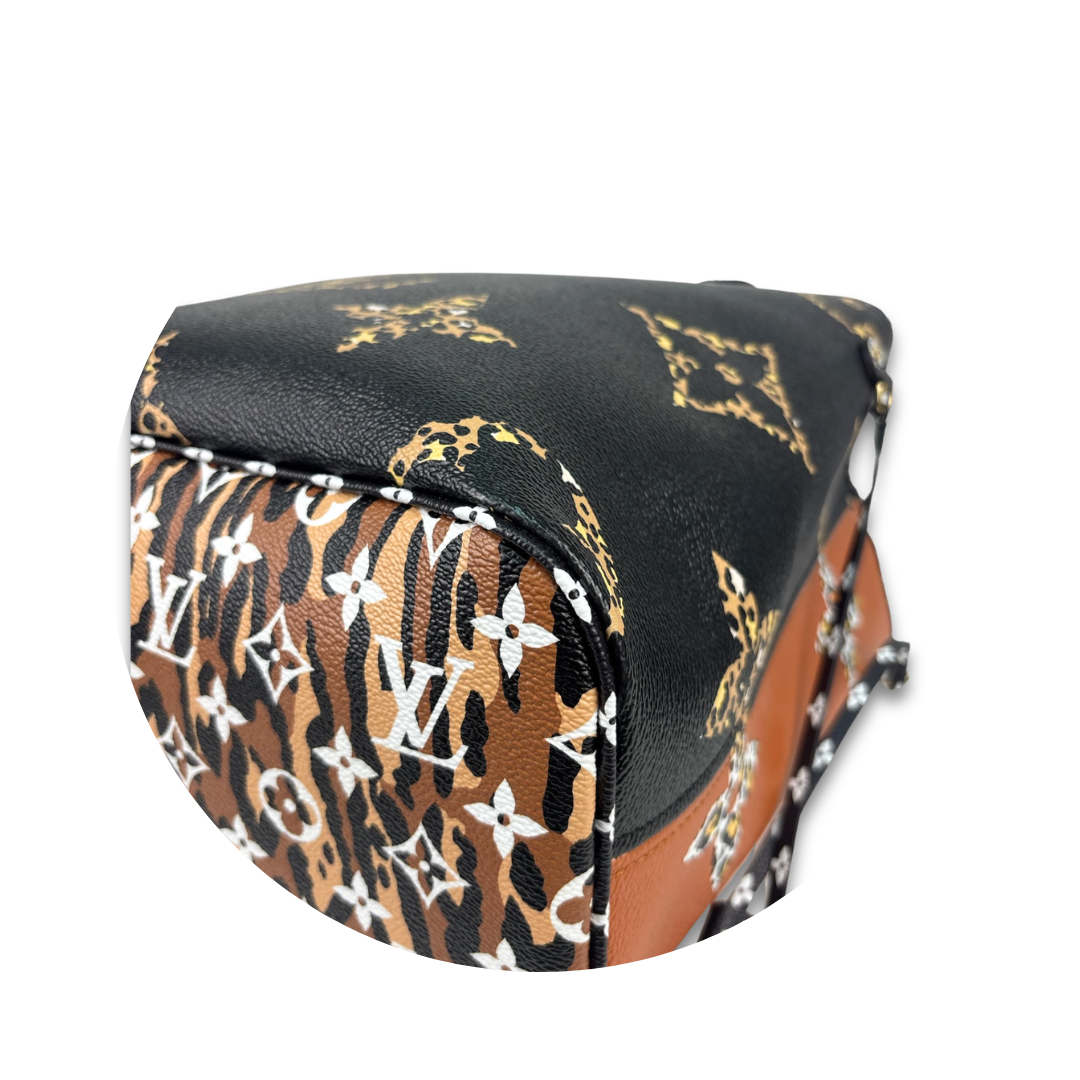 Louis Vuitton Limited Edition Jungle Neverfull MM Set